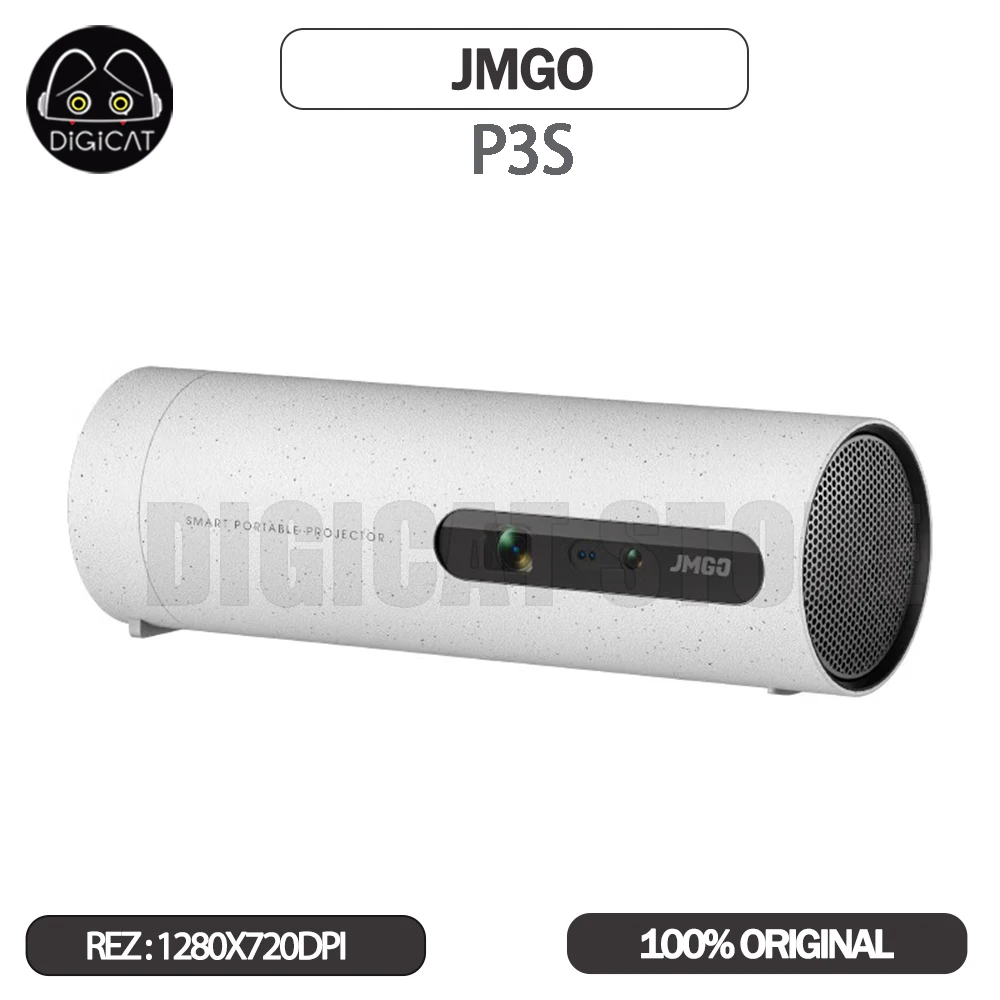 

Jmgo P3S Projector 4K Built-in Battery Mini Portable Projectors 1080P HiFi Home Theater Sound System Intelligent Projectors Gift