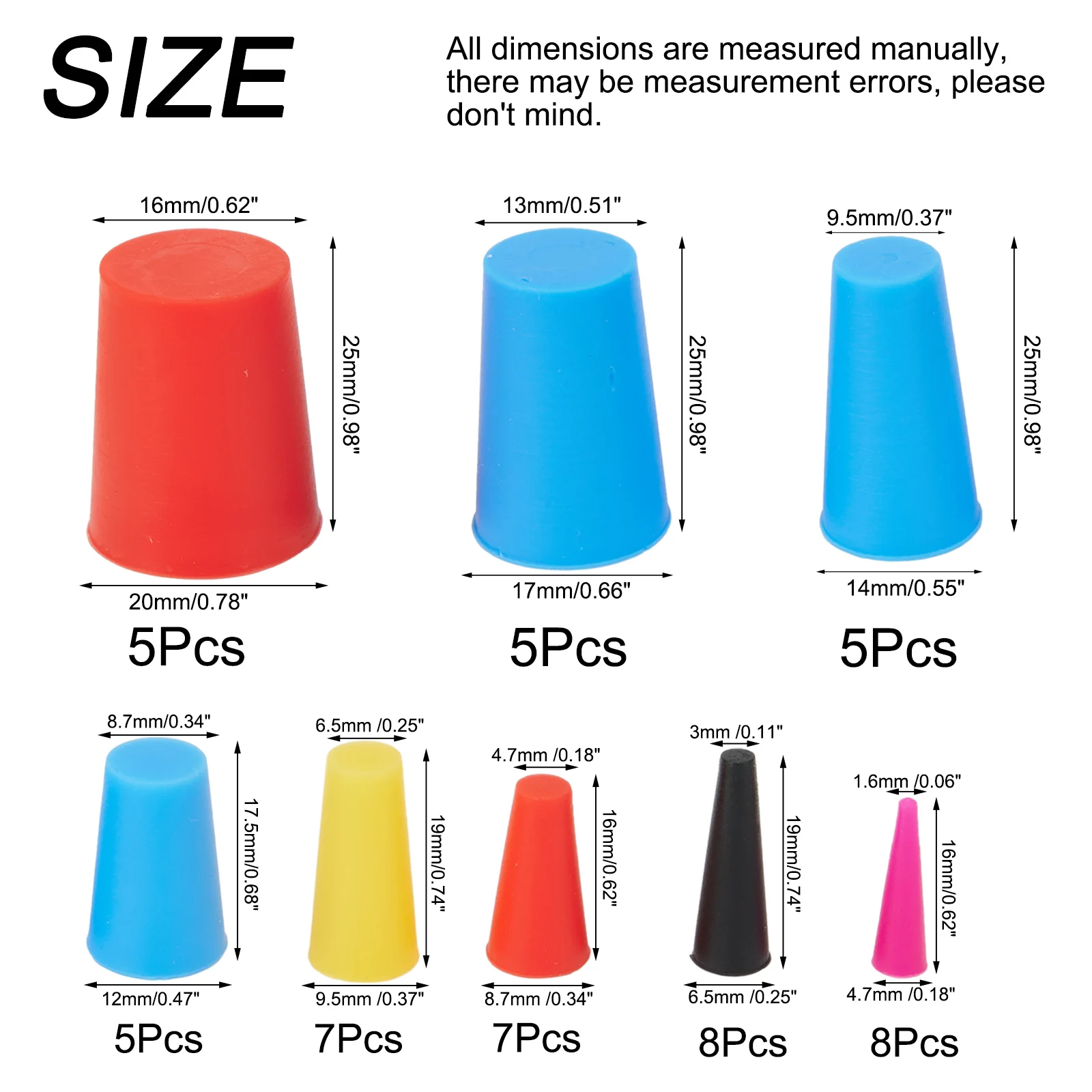 Masking Plug Silicone Cone Plug Auto Supplies Automotive Tools Powder Coating Silicone Stopper Silicone Universal
Masking Plug Silicone Cone Plug Auto Supplies Automotive Tools Powder Coating Silicone Stopper Silicone Universal