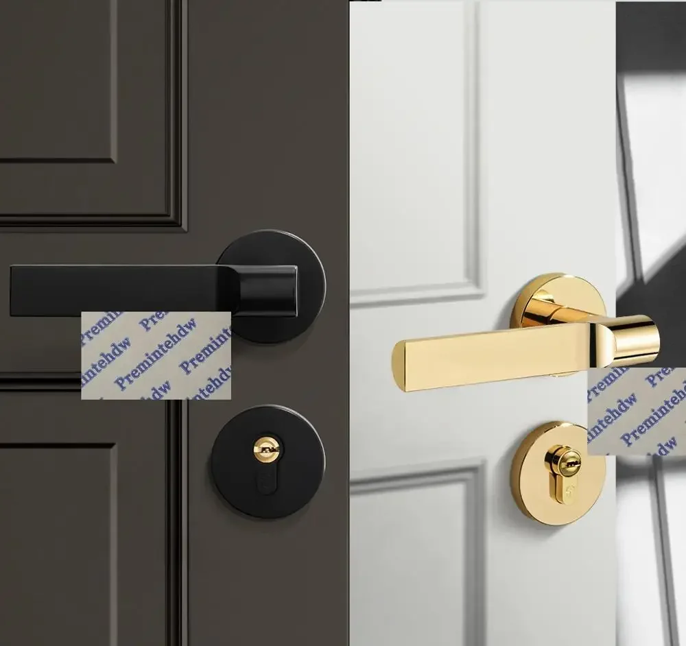 Concise Zinc Gold Black Interior Bedroom Door Round Rosette Lock Set Lockset Spring Magnet Bolt
Concise Zinc Gold Black Interior Bedroom Door Round Rosette Lock Set Lockset Spring Magnet Bolt