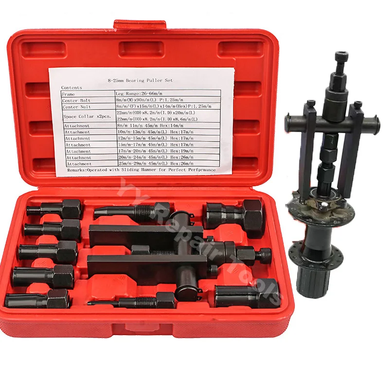 Motorcycle Internal Bearing Puller Tool Hand Tool Set Inner Bearing Puller Kits For Motorbikes Repair Remover Tools Accessories
Motorcycle Internal Bearing Puller Tool Hand Tool Set Inner Bearing Puller Kits For Motorbikes Repair Remover Tools Accessories