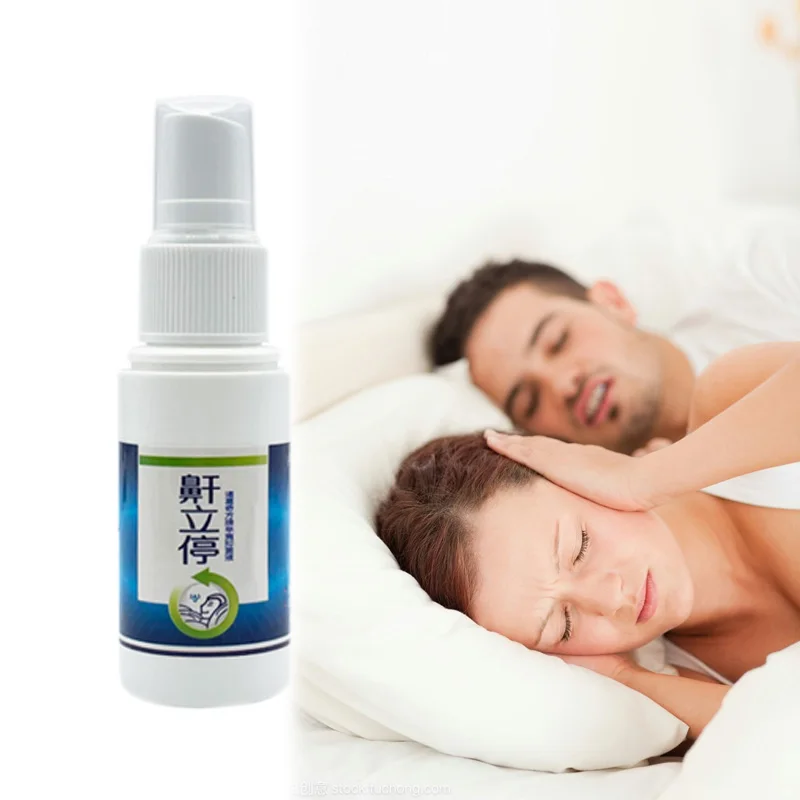 

30ML Anti Snoring Spray Relief Sleeping Easier Better Breath Relieve Rhinitis Cold Sneezing Stuffy Liquid Stop Snore Nose Care