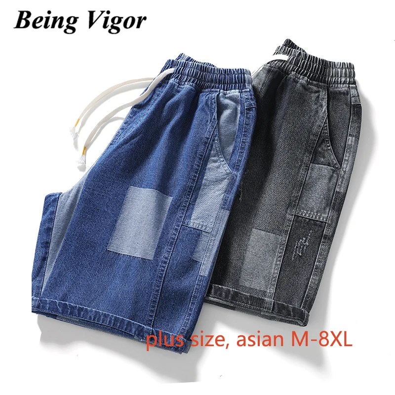 Мужские джинсовые шорты SZY Vigor, облегающие эластичные джинсовые брюки средней длины с цветными вставками, стирка под камни, повседневные штаны, новинка, размеры 8XL
Мужские джинсовые шорты SZY Vigor, облегающие эластичные джинсовые брюки средней длины с цветными вставками, стирка под камни, повседневные штаны, новинка, размеры 8XL