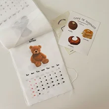 2022 Wall Calendar Kawaii Cartoon Bear Cloth Calendars Flip New Year Gift Календарь Home Decoration
2022 Wall Calendar Kawaii Cartoon Bear Cloth Calendars Flip New Year Gift Календарь Home Decoration