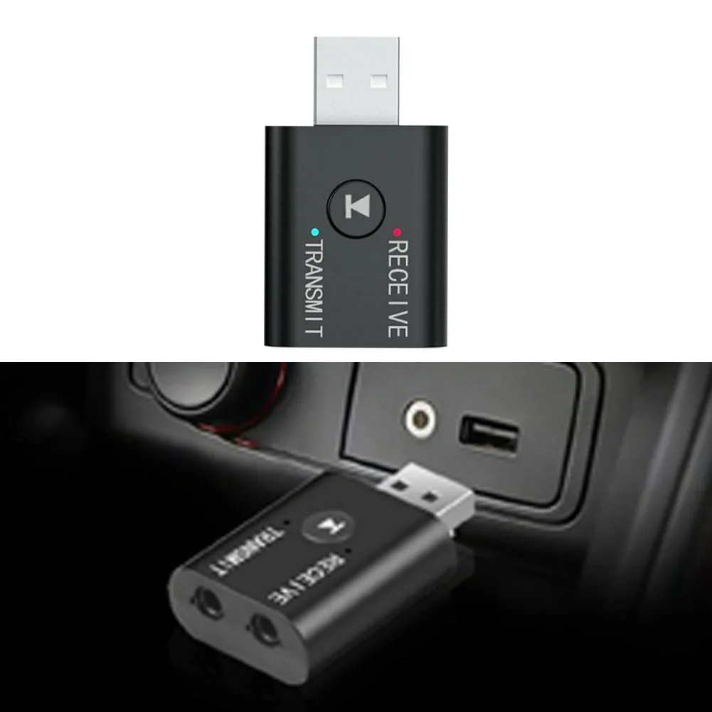 5.0 Bluetooth Transmitter&Receiver Accessories Aux Adapter Black IPod MP3/MP4 USB Wireless 2 IN 1 3.5mm 42*25*11mm
5.0 Bluetooth Transmitter&Receiver Accessories Aux Adapter Black IPod MP3/MP4 USB Wireless 2 IN 1 3.5mm 42*25*11mm