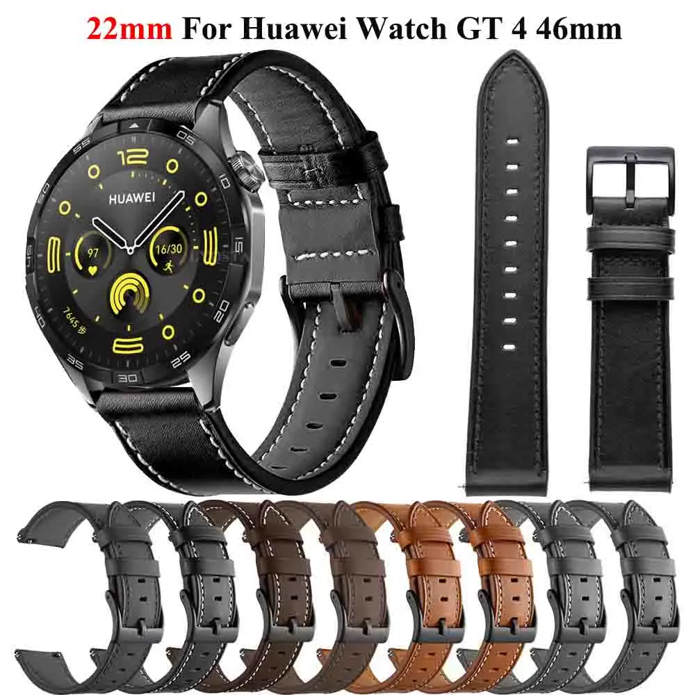 22mm Leather Strap For Huawei GT 4 46mm Replacement Smartwatch Wristband Huawei Watch GT4 GT3 2 Pro 46mm Bracelet Accessories
22mm Leather Strap For Huawei GT 4 46mm Replacement Smartwatch Wristband Huawei Watch GT4 GT3 2 Pro 46mm Bracelet Accessories