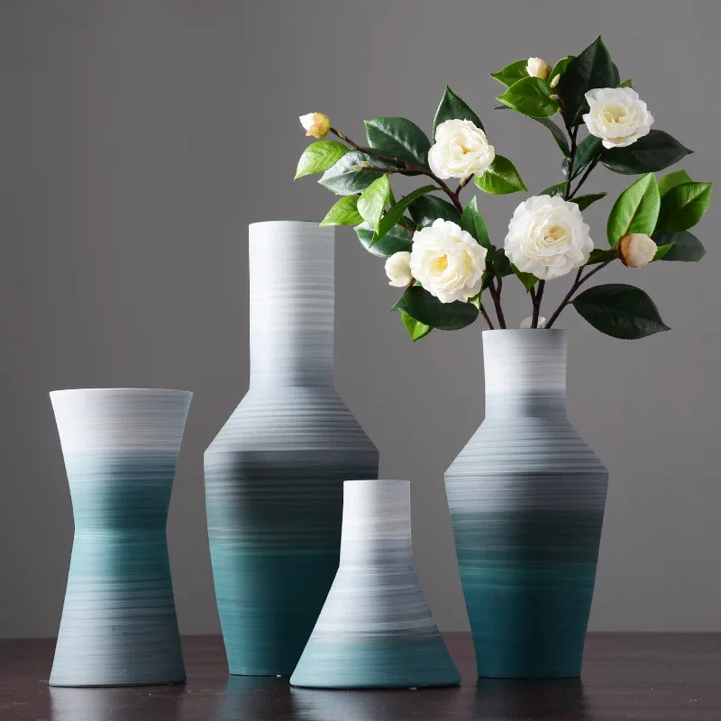 Nordic Morandi Gradual Change Ceramic Vase Ornament Table Top Vase Living Room Dining Table Home Decoration Flower Vase
Nordic Morandi Gradual Change Ceramic Vase Ornament Table Top Vase Living Room Dining Table Home Decoration Flower Vase