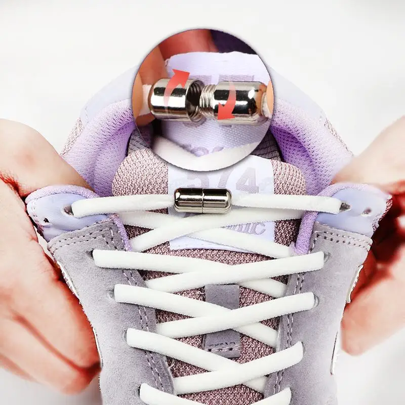 No Tie Shoe Laces Elastic Laces Sneakers Round Shoelaces Without Ties Quick Shoelace for Shoes Kids Adult One Size Fits All Shoe
No Tie Shoe Laces Elastic Laces Sneakers Round Shoelaces Without Ties Quick Shoelace for Shoes Kids Adult One Size Fits All Shoe