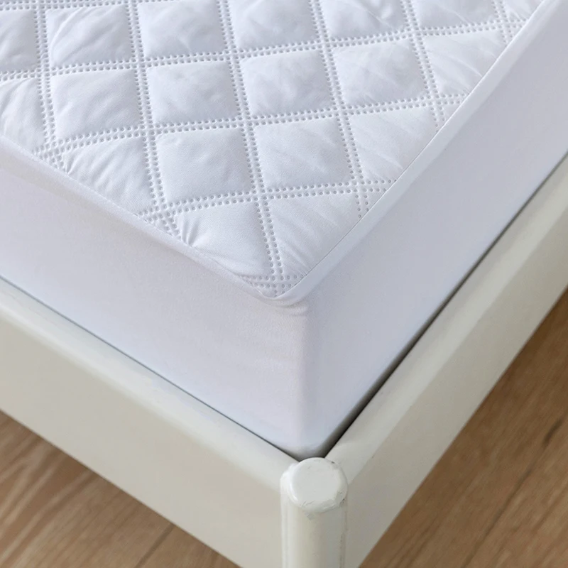 

Waterproof Quilted Bed Sheet 200x200 180x200,Elastic Cover Sheet Mattress Protector Cover Four Corners Elastic Band For Bedroom