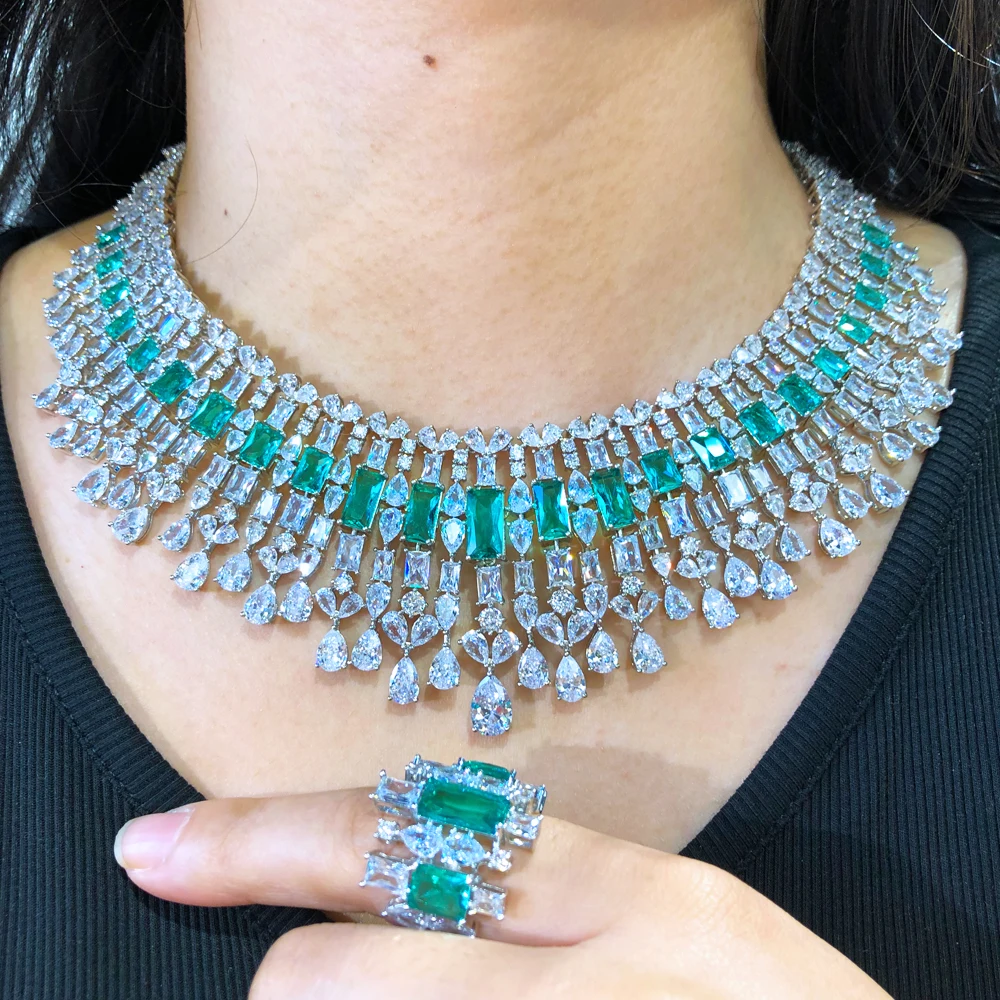 Missvikki Luxury Necklace Earrings Bangle Ring Accessories For Women Wedding Bridal Jewelry Sets 2022 New Nigerian Dubai Tassel
Missvikki Luxury Necklace Earrings Bangle Ring Accessories For Women Wedding Bridal Jewelry Sets 2022 New Nigerian Dubai Tassel