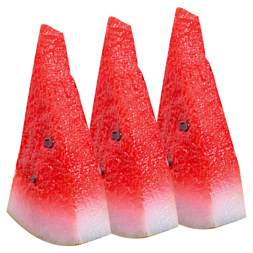 3 Pcs Simulated Watermelon Slices Creative Props Model Fruit Food Fake Models Pvc Artificial
3 Pcs Simulated Watermelon Slices Creative Props Model Fruit Food Fake Models Pvc Artificial
