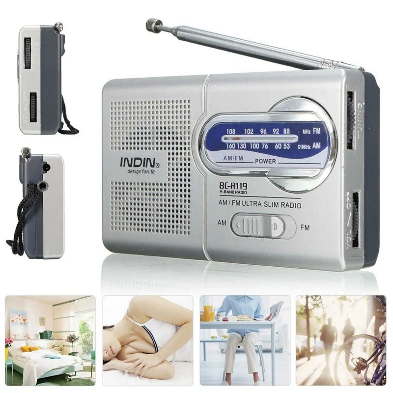 BC-R119 Radio Receiver Outdoor Portable AM/FM Radio Antenna Telescopic Receiver Antenna 3V Multi-function Old People Radio DiyFm
BC-R119 Radio Receiver Outdoor Portable AM/FM Radio Antenna Telescopic Receiver Antenna 3V Multi-function Old People Radio DiyFm