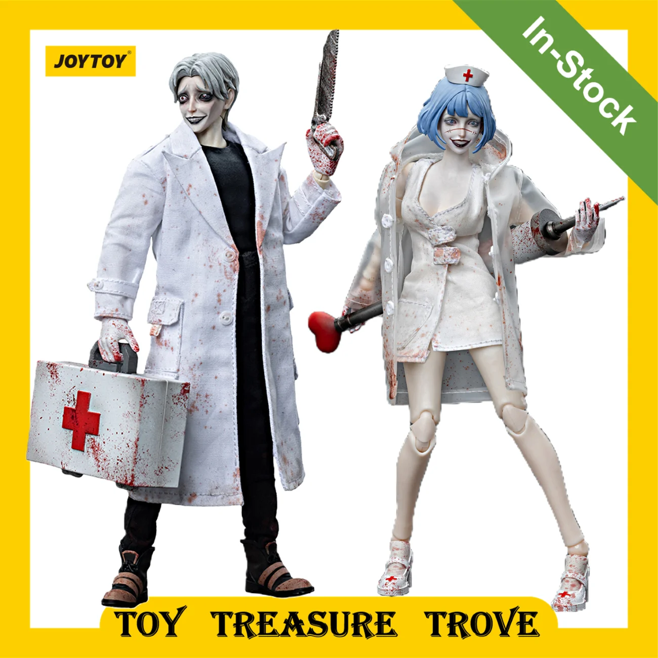 

[In-Stock] JOYTOY 1/12 Action Figure Abnormal Nurse Doctor Level Nine FRONTLINE CHAOS DR.WHITE NO.77 Anime Military Model Gift