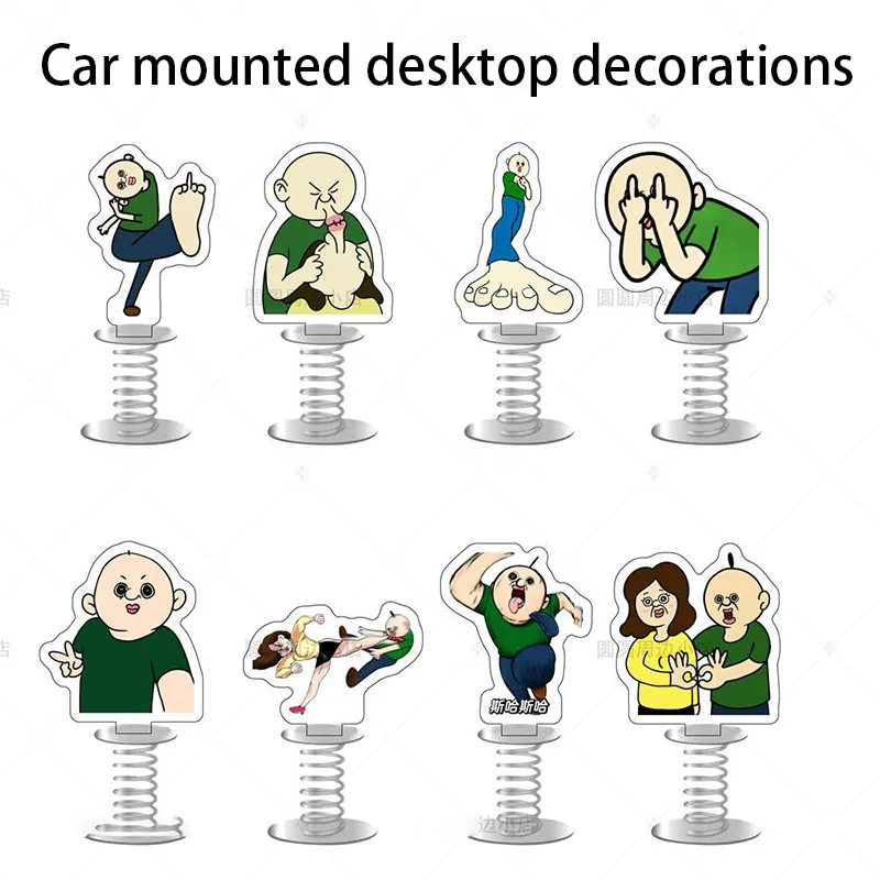 Bangbang and Yuzhi Kawaii Anime Anime Emoji Spring Shake Music Cute Double Sided Car Mounted Desktop Decoration Gift Kids Toys
Bangbang and Yuzhi Kawaii Anime Anime Emoji Spring Shake Music Cute Double Sided Car Mounted Desktop Decoration Gift Kids Toys