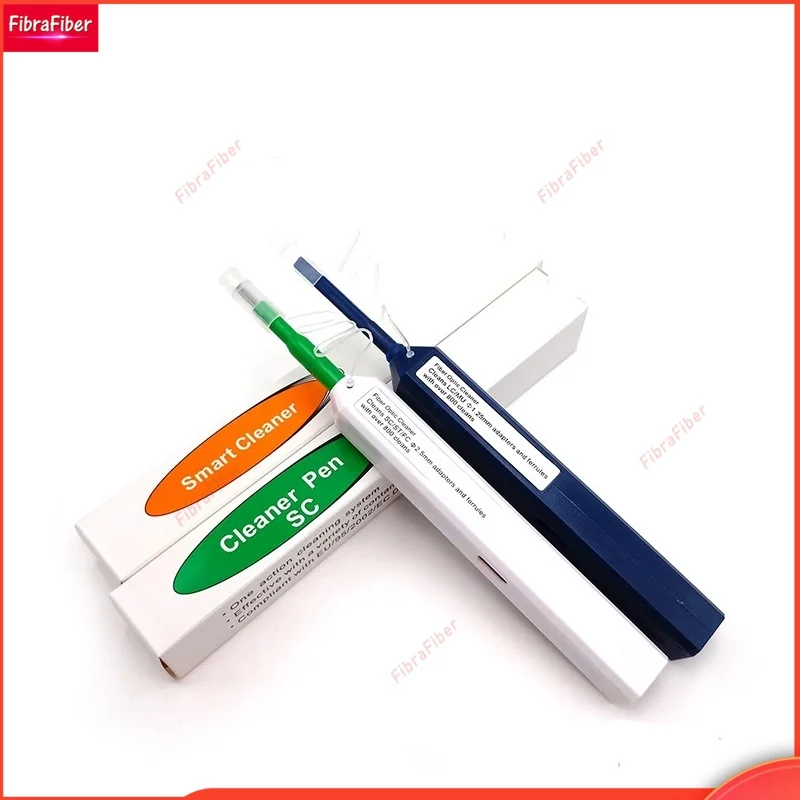 1.25mm 2.5mm LC SC FC ST One Click Optic Fiber Cleaner Pen Connectors Adapters and Ferrules 800 Times Cleaning
1.25mm 2.5mm LC SC FC ST One Click Optic Fiber Cleaner Pen Connectors Adapters and Ferrules 800 Times Cleaning
