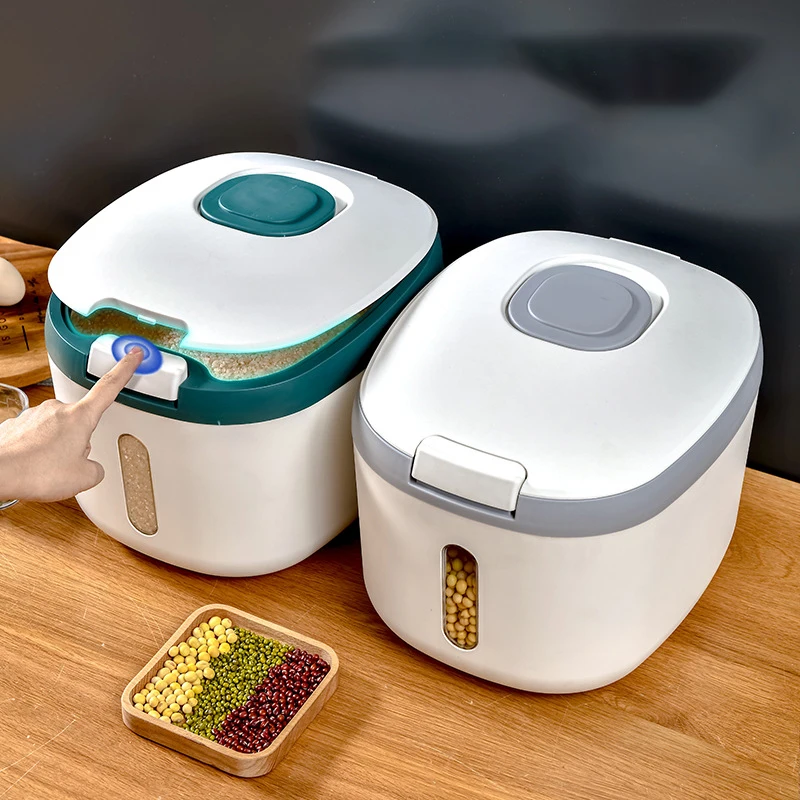 Large-Capacity Rice Bucket Sealed Grain Storage Box Semi-Automatic Flip-Top Type Moisture-Proof, Insect-Proof
Large-Capacity Rice Bucket Sealed Grain Storage Box Semi-Automatic Flip-Top Type Moisture-Proof, Insect-Proof