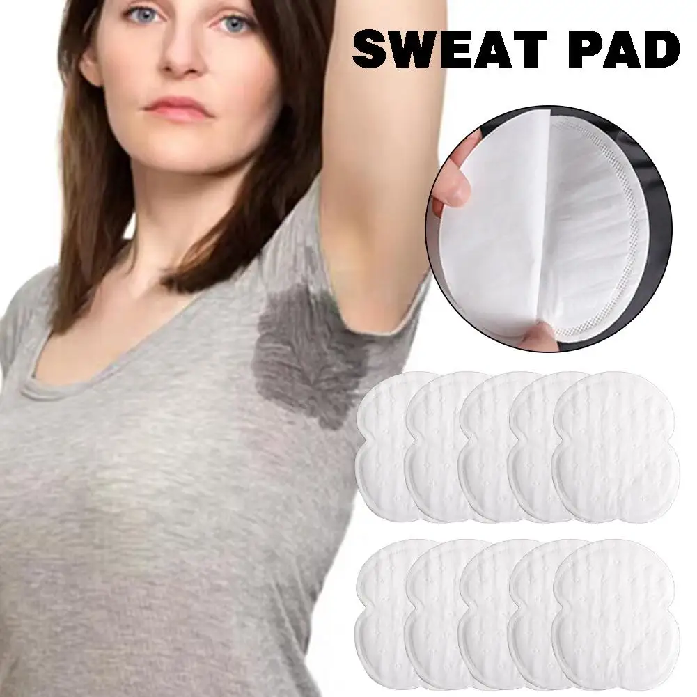 

30/40/50pcs Underarm Sweat Pads Armpit Absorbing Sweat Perspiration Anti Linings Disposable Deodorant Sweat Sweat Pad Stick Z0N0