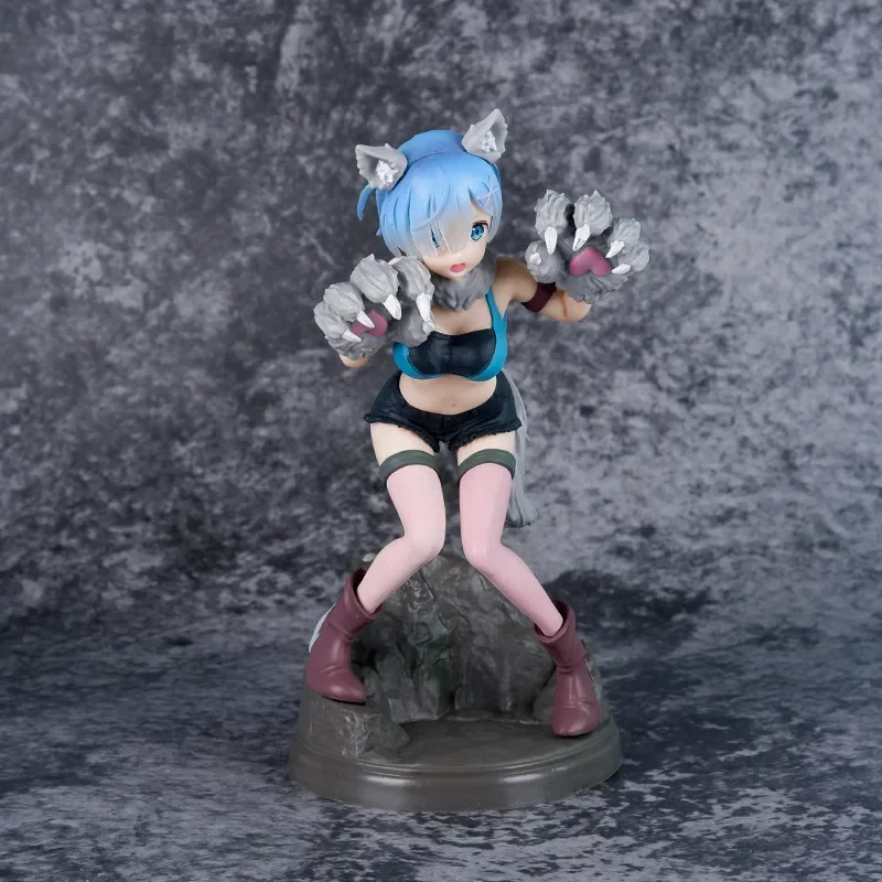 19CM Anime Rem Zero-Starting Life In Another World Little Gray Wolf Halloween Costume Wild Doll Figure Pvc Model Birthday Gift
19CM Anime Rem Zero-Starting Life In Another World Little Gray Wolf Halloween Costume Wild Doll Figure Pvc Model Birthday Gift