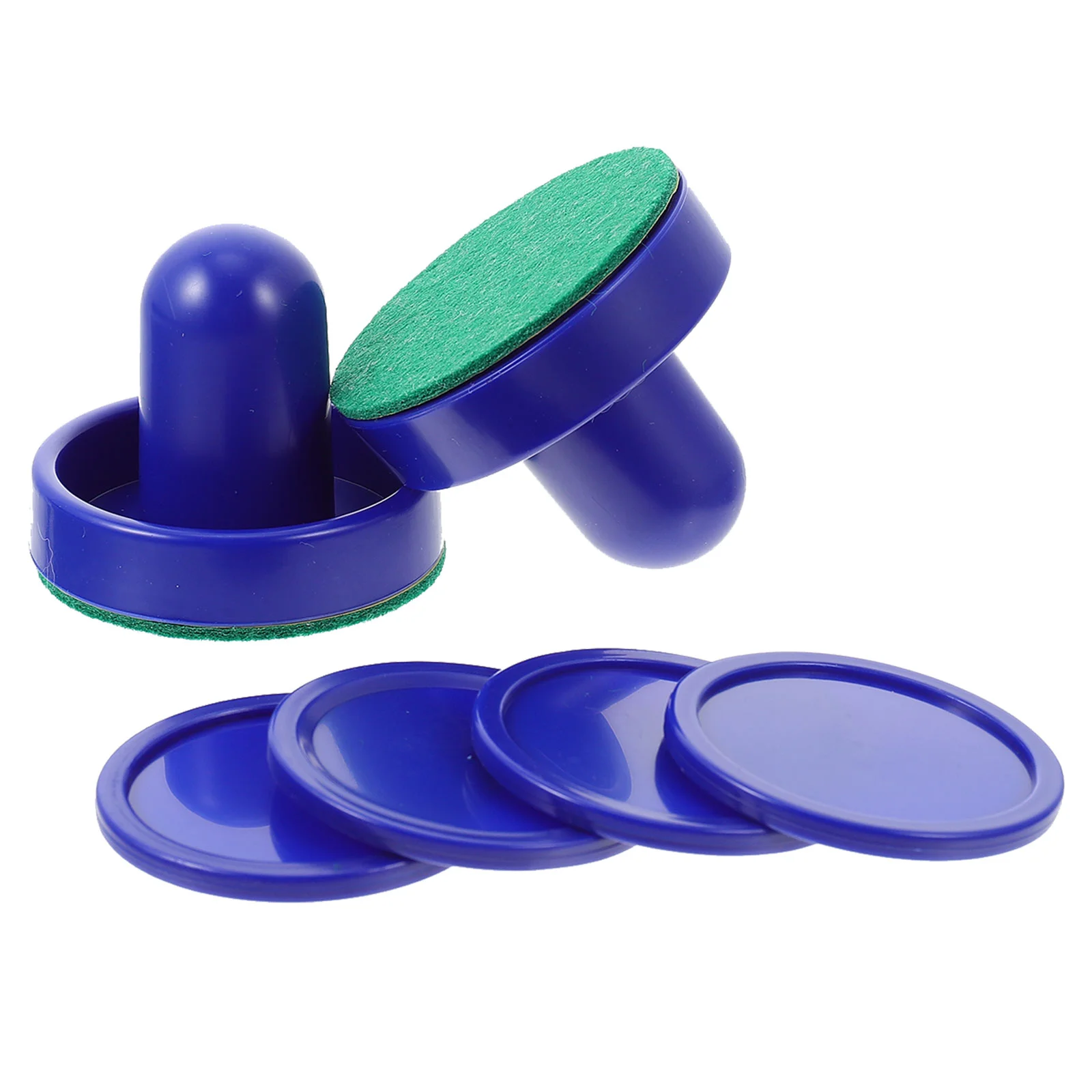2 Sets Portable Hockey Pucks Air Hockey Handles Wear-resistant Hockey Pushers
2 Sets Portable Hockey Pucks Air Hockey Handles Wear-resistant Hockey Pushers