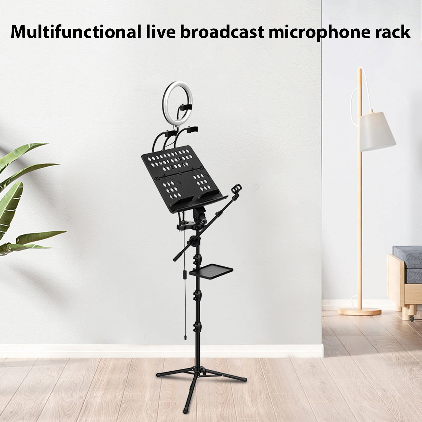 GUITTO GMS-01 Detachable Multifunctional Live Stream Microphone Stand Portable Adjustable Music Stand Live Broadcast Equipment
GUITTO GMS-01 Detachable Multifunctional Live Stream Microphone Stand Portable Adjustable Music Stand Live Broadcast Equipment