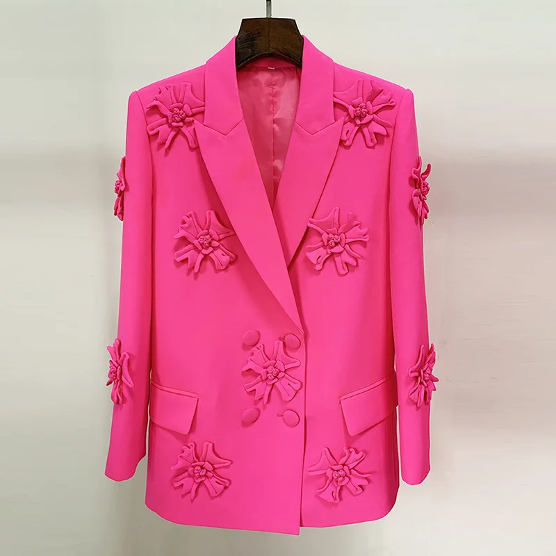 2023 new fashion double-breasted heavy industry three-dimensional flower decoration suit jacket
2023 new fashion double-breasted heavy industry three-dimensional flower decoration suit jacket