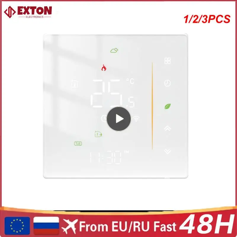 1/2/3PCS Thermostat Room Temperature Controller of Water/Electric Floor Heating Gas Boiler Humidity Tuya Work with Alex
1/2/3PCS Thermostat Room Temperature Controller of Water/Electric Floor Heating Gas Boiler Humidity Tuya Work with Alex