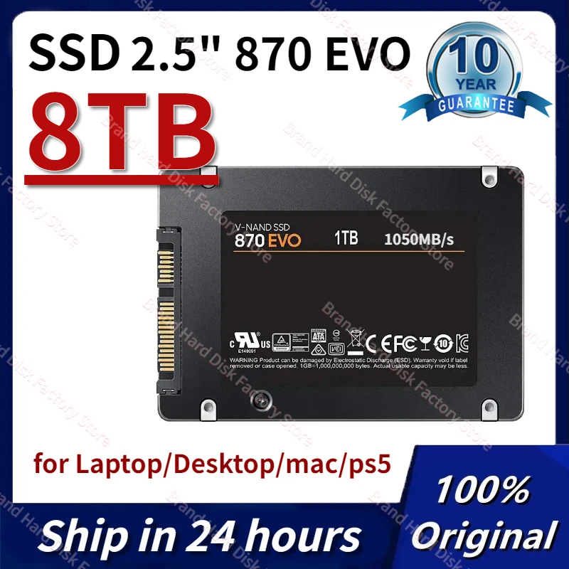 

Ssd 870 Evo 4tb Solid State Disk 250gb 500gb 1tb 2tb Internal Hdd Hard Drive For Sata3 2.5 Inch Laptop Desktop Pc Mlc Disco Duro