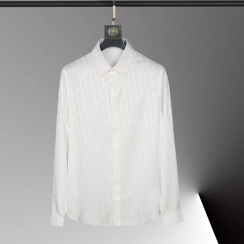 2022 new men's long-sleeved black and white non-ironing lapel shirt fashion curl-down fashion shirt men
2022 new men's long-sleeved black and white non-ironing lapel shirt fashion curl-down fashion shirt men