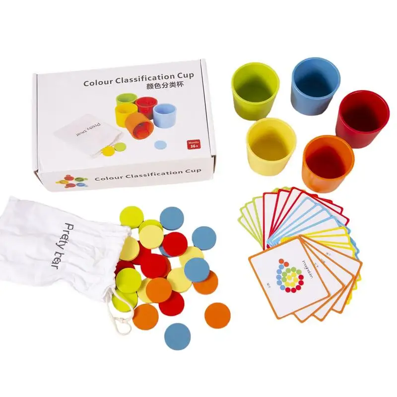 Wooden Color Sorting Toy Safe And Smooth Color Sorting And Recognition Toy Montessori Teaching Classification Puzzle Toy
Wooden Color Sorting Toy Safe And Smooth Color Sorting And Recognition Toy Montessori Teaching Classification Puzzle Toy