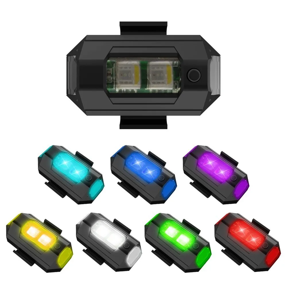7 Colors Drone Strobe Light USB LED Anti-Collision Bike Tail /Model Aircraft Night Flying Mini Signal Flashing Warning Light
7 Colors Drone Strobe Light USB LED Anti-Collision Bike Tail /Model Aircraft Night Flying Mini Signal Flashing Warning Light