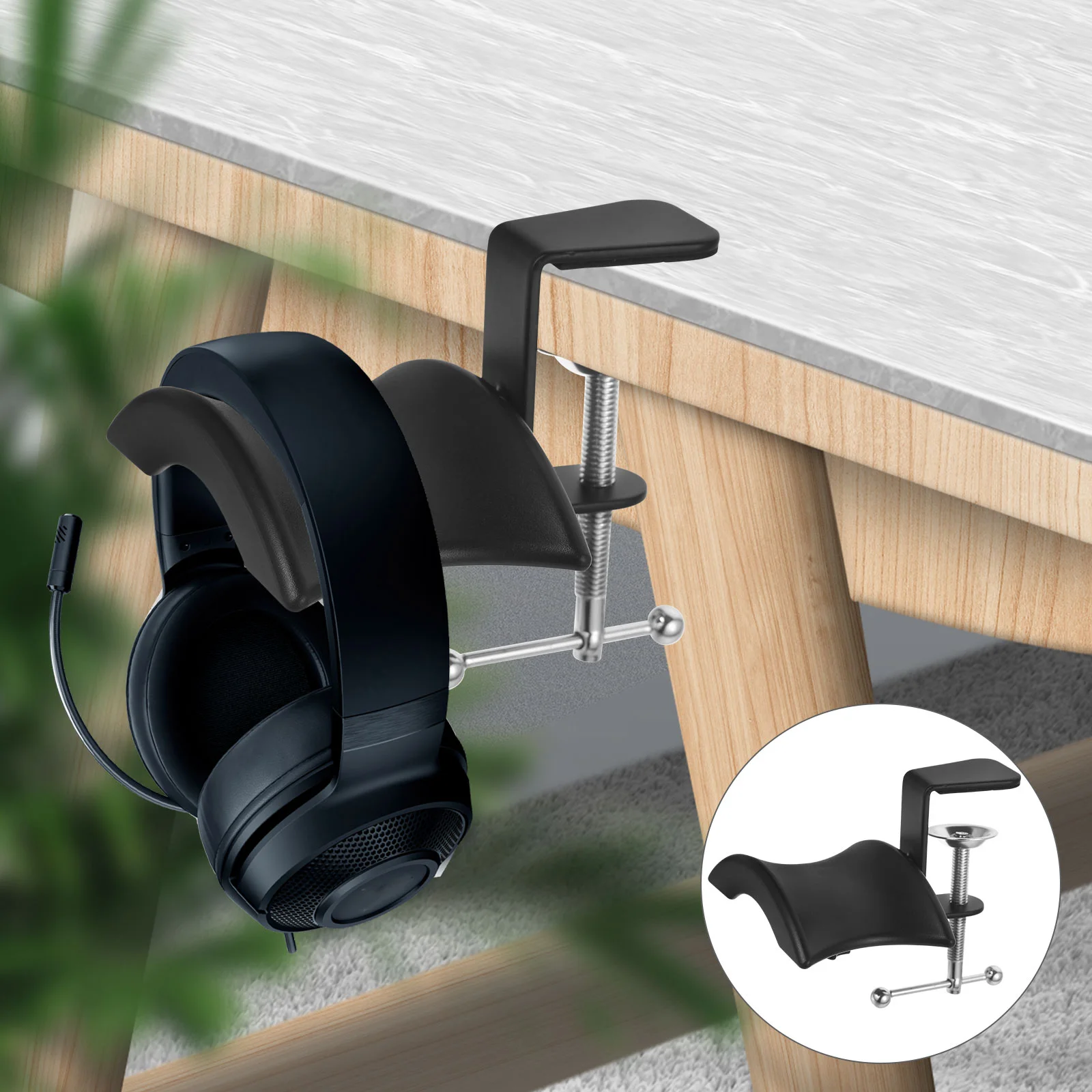 Headphone Stand Headphones Desk Holder Headset Display for Abs Hanger Controller
Headphone Stand Headphones Desk Holder Headset Display for Abs Hanger Controller