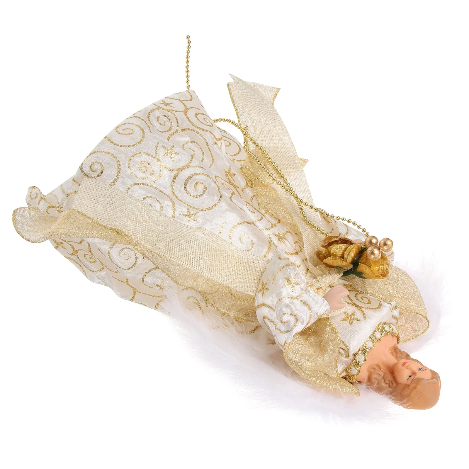 Christmas Tree Top Gold Angel Figurine Plush Angel Doll Statue Christmas Tree Topper New Year Party Decoration
Christmas Tree Top Gold Angel Figurine Plush Angel Doll Statue Christmas Tree Topper New Year Party Decoration