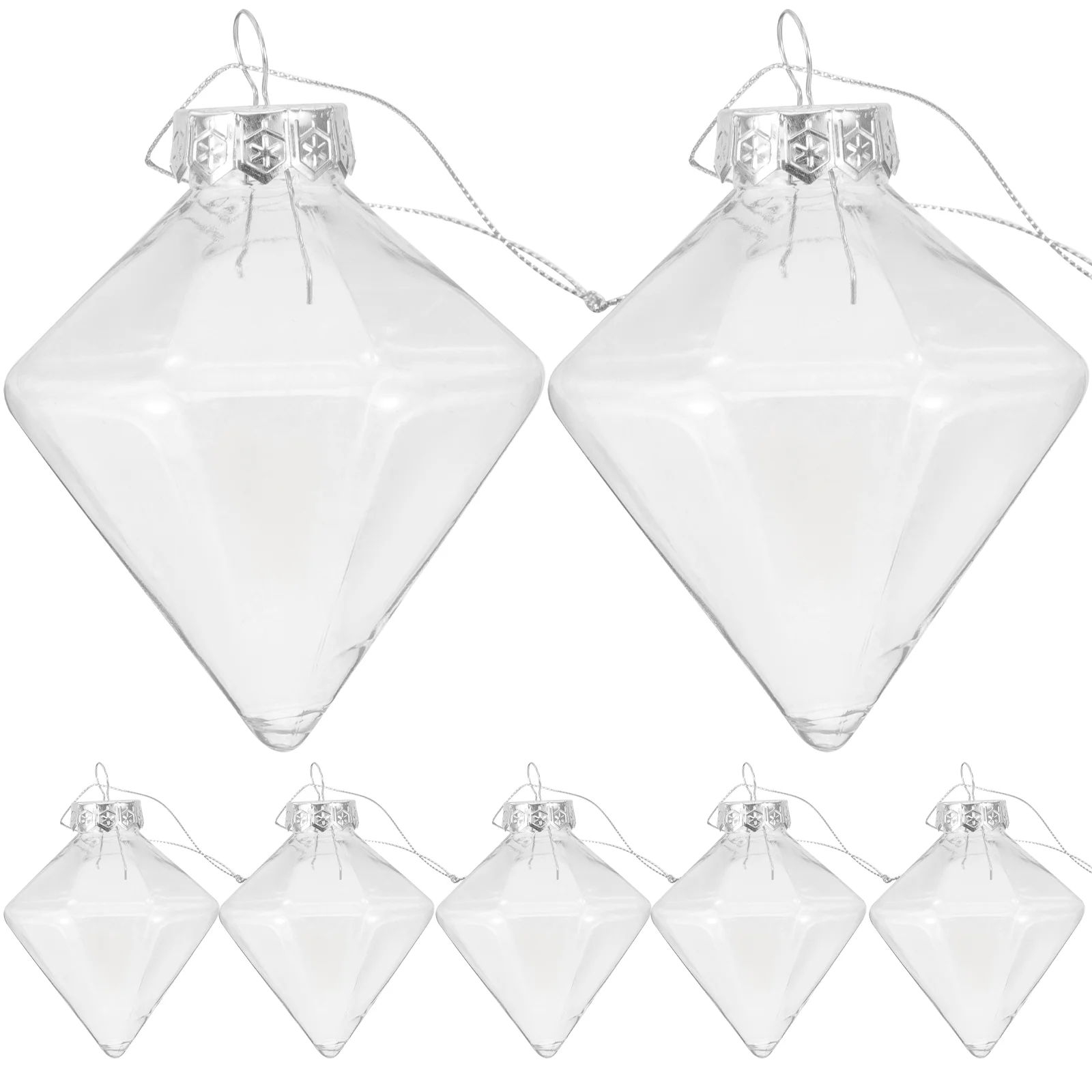 12 Pcs Diamond Transparent Ball Decorative Christmas Balls Plastic Clear Ornament Tree Ornaments for Crafts Decorations
12 Pcs Diamond Transparent Ball Decorative Christmas Balls Plastic Clear Ornament Tree Ornaments for Crafts Decorations