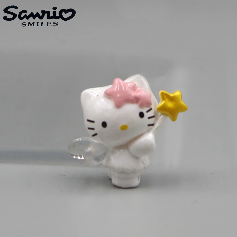 

Hello Kitty Angel Cat Sanrio Anime 3Cm Figure Doll Kawaii Cake Room Decorative Decoration Christmas Toy Gifts For Girls Children