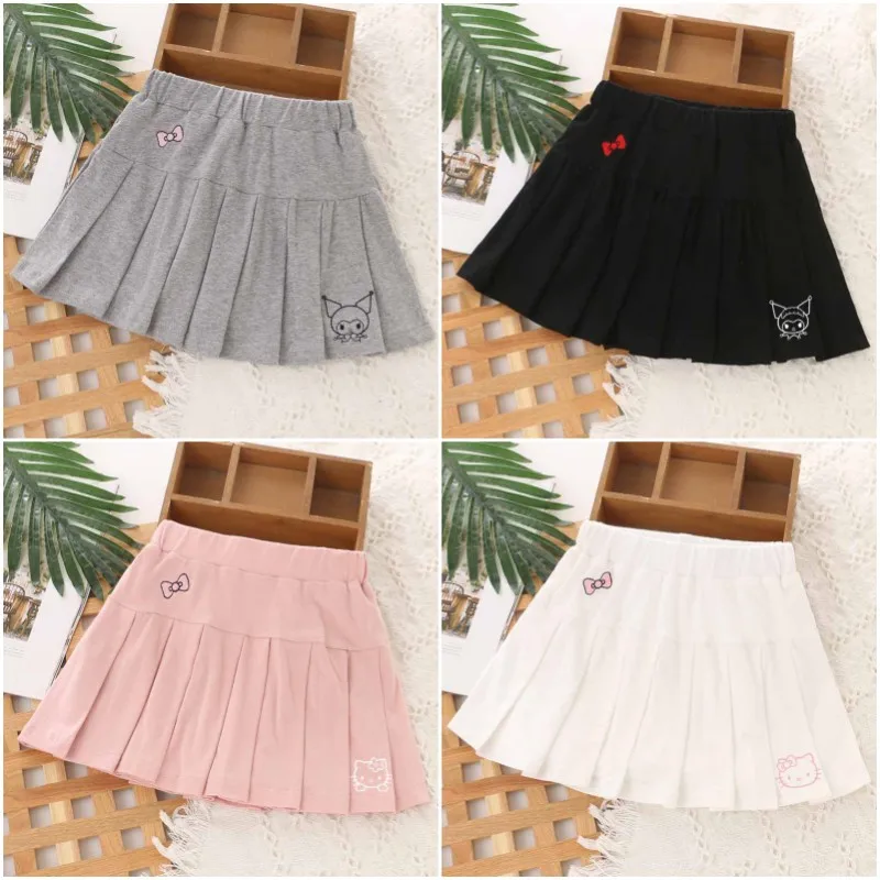 Sanrios HelloKittys Kuromi Girls Clothing Jk Pleated Skirt Cartoon Anime Children Summer Pantskirt Sweet Cute Short Skirts
Sanrios HelloKittys Kuromi Girls Clothing Jk Pleated Skirt Cartoon Anime Children Summer Pantskirt Sweet Cute Short Skirts