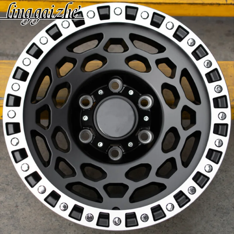 

Matter black Mesh Design 16" 17" Off road alloy Wheels rim 6x139.7 5x150