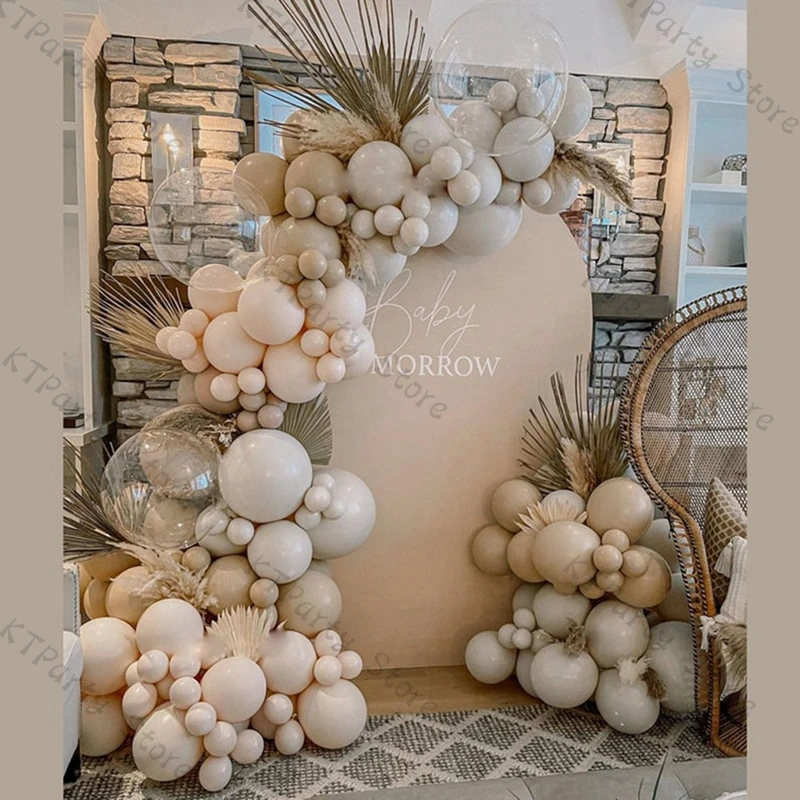 139Pcs Doubled Apricot Balloons Garland Kit Wedding Decorations Cream Peach Sand Color Balloon Arch Baby Shower Home Decors
139Pcs Doubled Apricot Balloons Garland Kit Wedding Decorations Cream Peach Sand Color Balloon Arch Baby Shower Home Decors