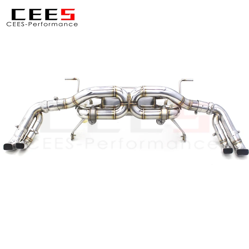 CEES Exhaust Pipes For Audi R8 V8/V10 4.2/5.2 2017-2023 Stainless Steel 304 Catback Exhaust System with vacuum Valve
CEES Exhaust Pipes For Audi R8 V8/V10 4.2/5.2 2017-2023 Stainless Steel 304 Catback Exhaust System with vacuum Valve