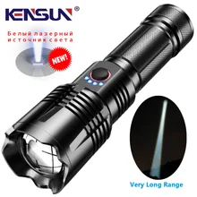KENSUN Long Range High-power Telescopic Focusing Strong Light Flashlight Type-c smart Charging With Power Bank Function KENSUN Long Range High-power Telescopic Focusing Strong Light Flashlight Type-c smart Charging With Power Bank Function