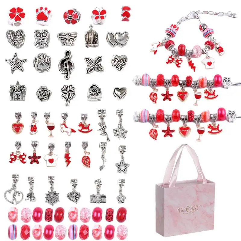 Beads Bracelet Making Kit Flower Heart Star Candy Beads Friendship Bracelet Crafts Kit handmade Charm Bracelet Making set gift
Beads Bracelet Making Kit Flower Heart Star Candy Beads Friendship Bracelet Crafts Kit handmade Charm Bracelet Making set gift