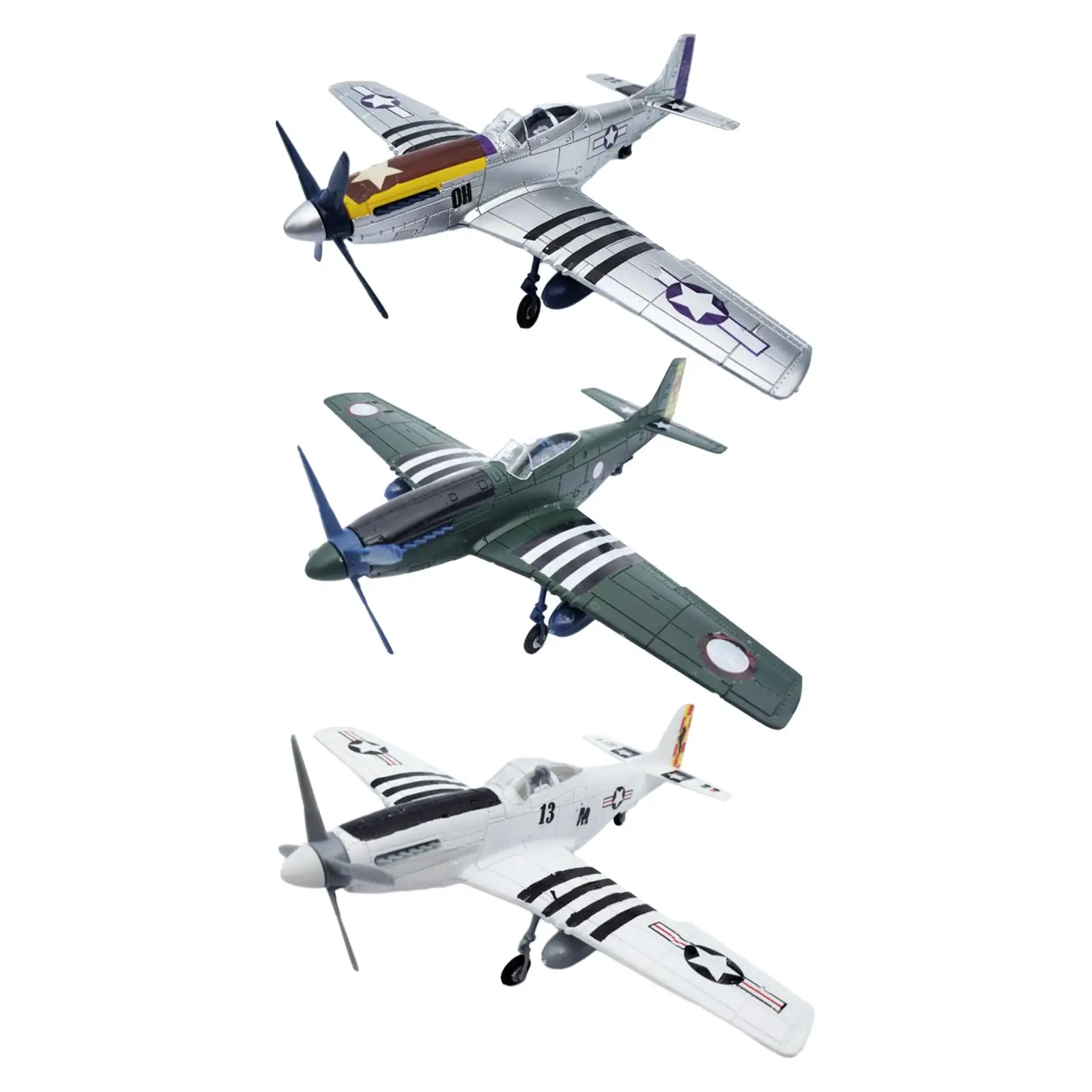 

1:48 Fighter Building Kits Aircraft Model Boy Toys Desk Decor Easy to Assemble Collection Plane DIY Airplane Handcrafts