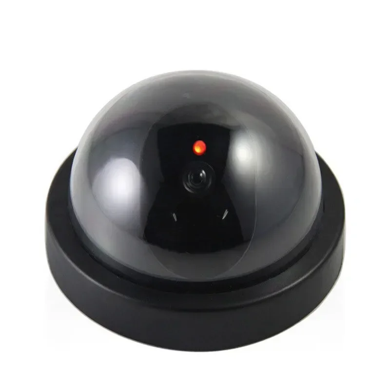 

Smart Indoor/Outdoor Dummy Surveillance Camera Home Dome Waterproof Fake CCTV Security Camera with Flashing Red LED Lights