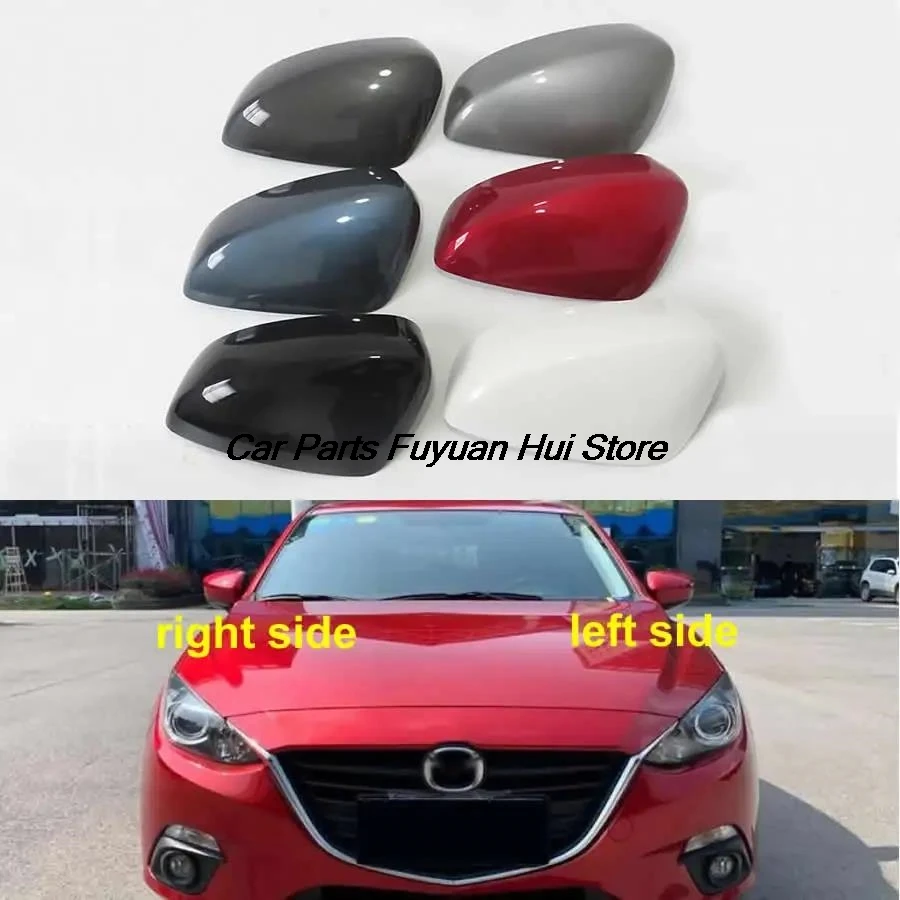 

for Mazda 3 Axela 2014 2015 2016 Replace Outer Rearview Mirrors Cover Side Rear View Mirror Shell Housing Color Painted 1PCS