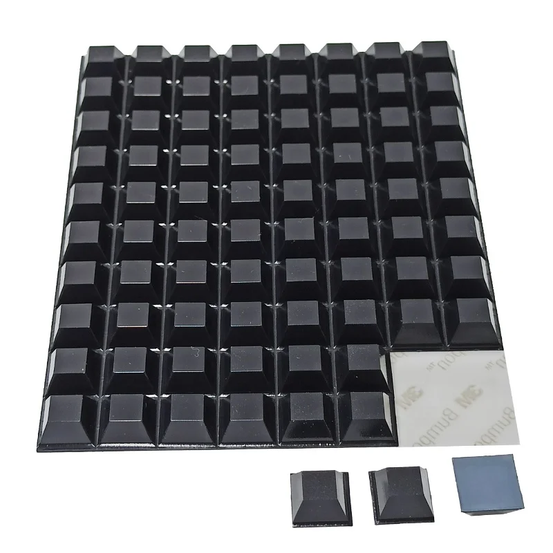 

Bumpon Protective Products SJ5018 Black Self-Adhesive Skid-resistance Shock-proof Rubber Bumper 12.7MM*5.8mm 80PCS/Sheet