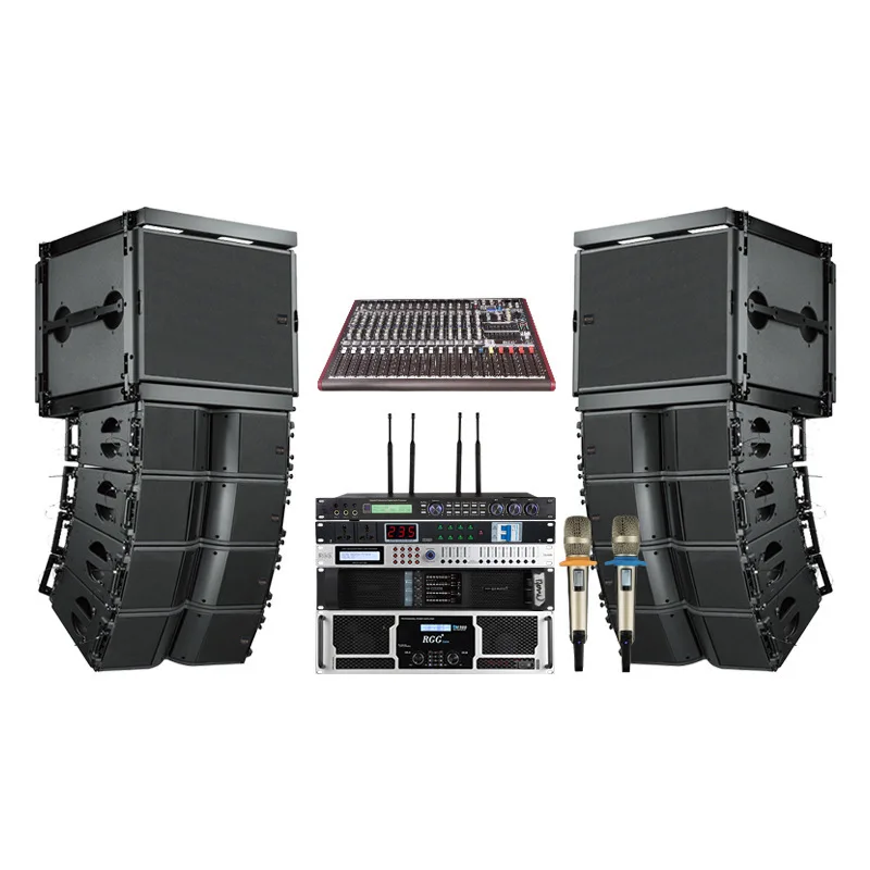 

Stage Stereo Suit Large Outdoor Performance Professional Amplifier Bar High Power Linear-Array Amplifier Equipment