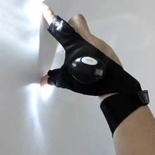Fingerless Fishing Gloves with LED Flashlight Waterproof Torch Outdoor Tool Fishing Camping Hiking Survival Rescue Gloves Mitten
Fingerless Fishing Gloves with LED Flashlight Waterproof Torch Outdoor Tool Fishing Camping Hiking Survival Rescue Gloves Mitten