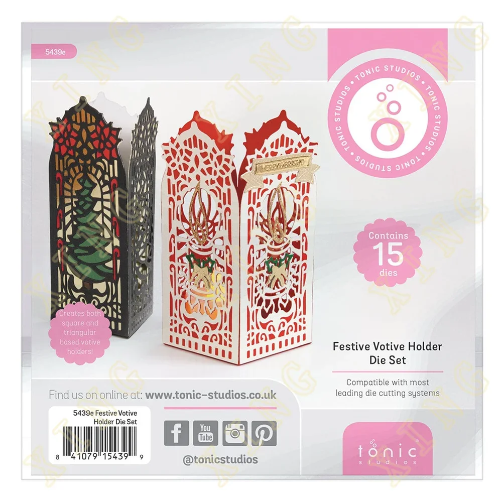 Cutting Dies Craft Embossing Make Paper Greeting Card Making Template DIY Handmade Festive Votive Holder Die Set - Create & Make
Cutting Dies Craft Embossing Make Paper Greeting Card Making Template DIY Handmade Festive Votive Holder Die Set - Create & Make