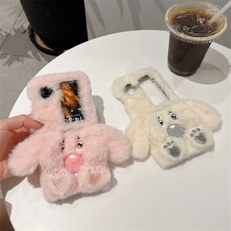 Plush style personalized cartoon puppy suitable for OPPO find n2/n3 flip foldable phone case autumn and winter styles
Plush style personalized cartoon puppy suitable for OPPO find n2/n3 flip foldable phone case autumn and winter styles