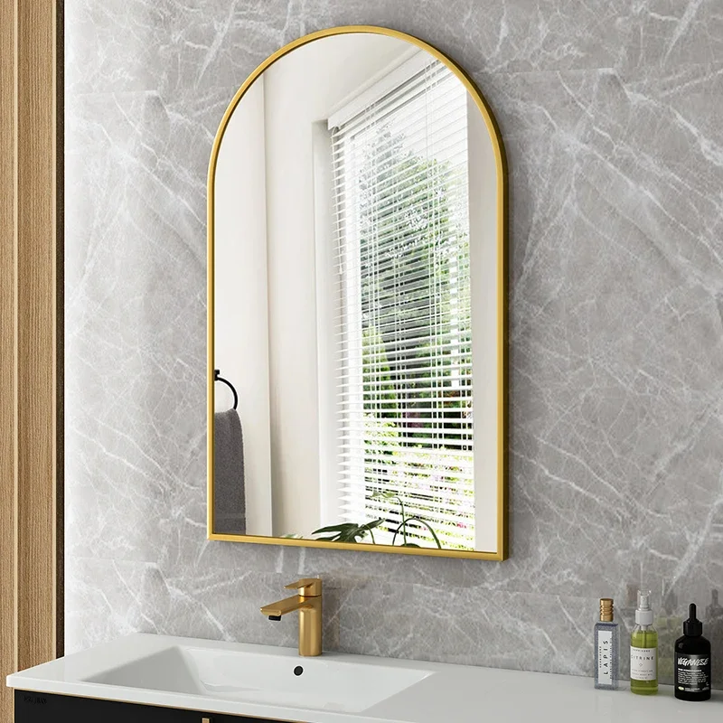 Bathroom Wall Decorative Mirror Nordic Modern Style Aesthetic Makeup Mirrors For Bedroom Large Model Miroir Coiffeur Home Decor 
Bathroom Wall Decorative Mirror Nordic Modern Style Aesthetic Makeup Mirrors For Bedroom Large Model Miroir Coiffeur Home Decor
