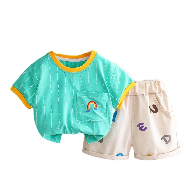 New Summer Baby Clothes Suit Children Outfits Infant Boys Fashion T-Shirt Shorts 2Pcs/Set Toddler Casual Costume Kids Tracksuits
New Summer Baby Clothes Suit Children Outfits Infant Boys Fashion T-Shirt Shorts 2Pcs/Set Toddler Casual Costume Kids Tracksuits