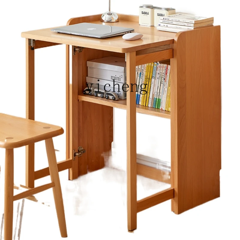 ZC Folding Desk Home Writing Desk Solid Wood Student Multi-Functional Study Table Computer Desk
ZC Folding Desk Home Writing Desk Solid Wood Student Multi-Functional Study Table Computer Desk